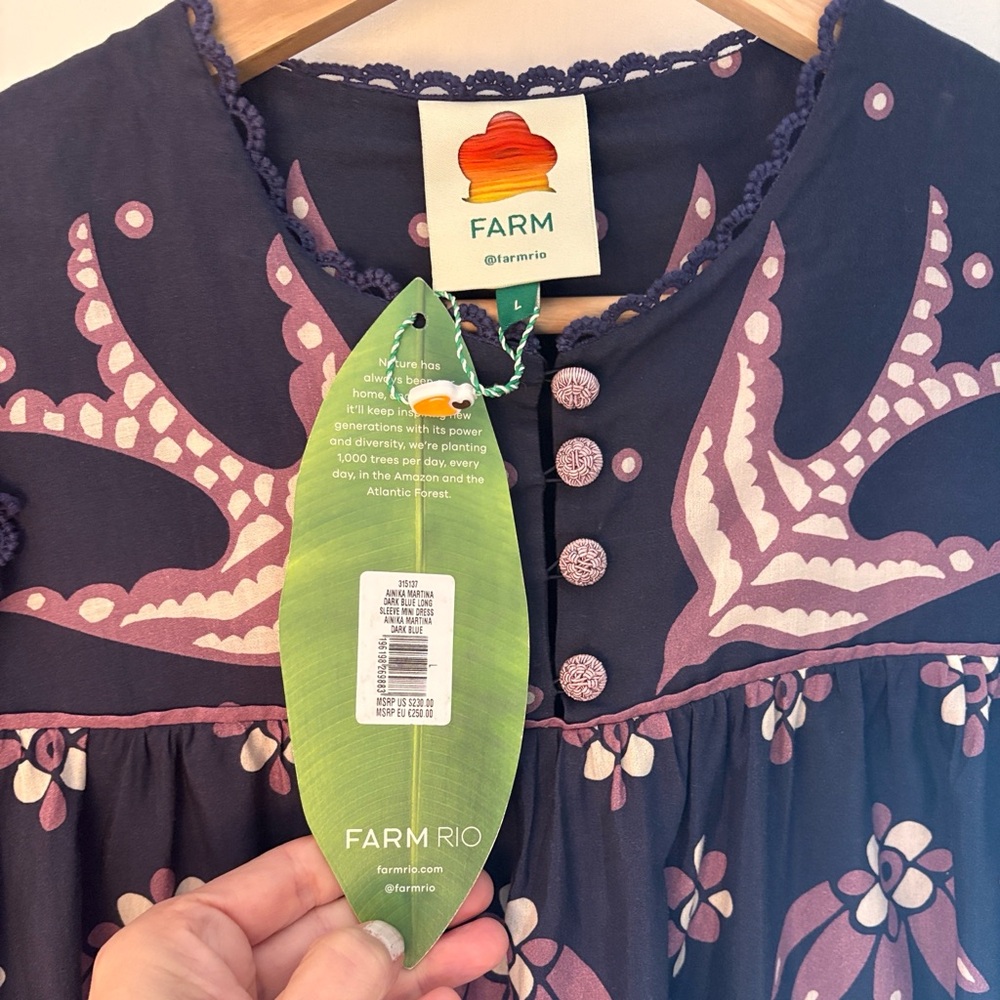FARM Rio BNWT Ainika Martina Dress Size Large - Picture 4 of 9